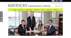 Desktop Screenshot of kentuckyemploymentlawyer.com